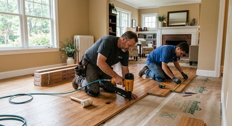 Hardwood Floor Installation