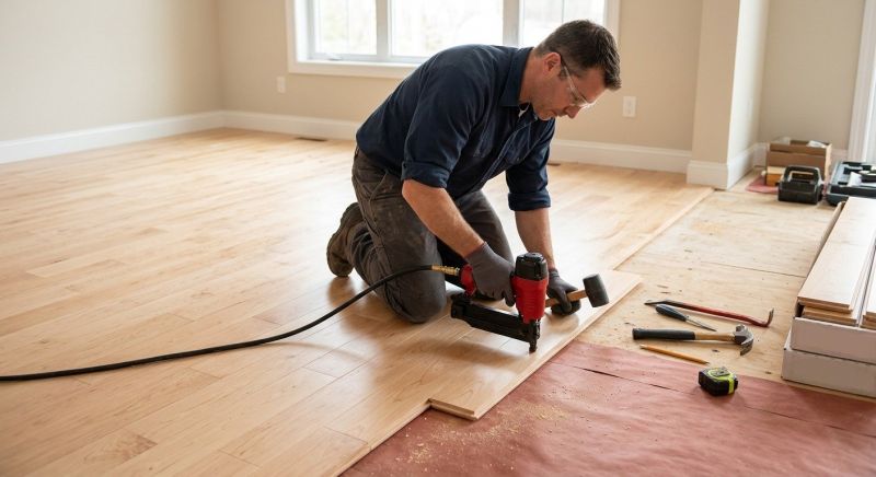 Maple Flooring Installation in Ida, MI