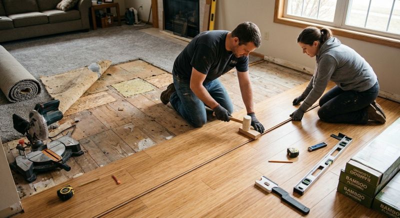Bamboo Flooring Installation in Perrysburg, OH