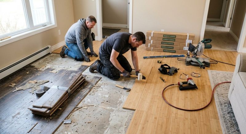 Bamboo Flooring Installation in Perrysburg, OH