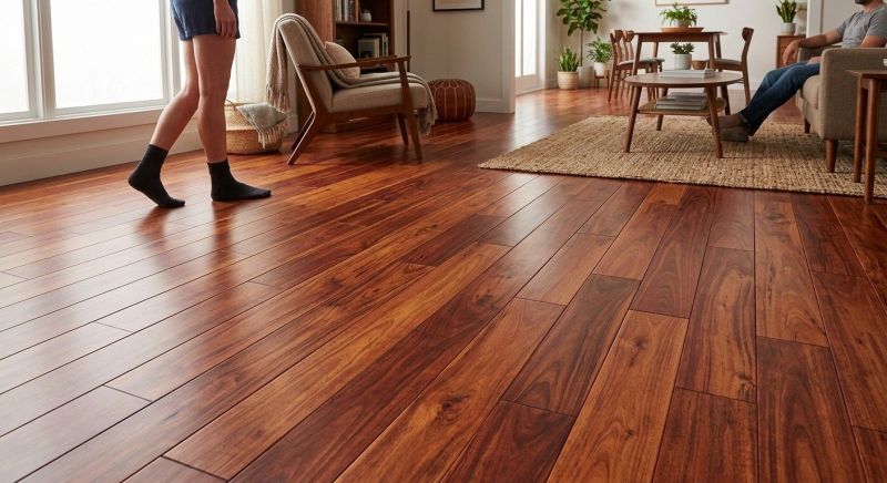 Cherry Floor Installation in Waterville, OH
