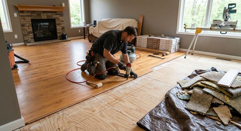 Hardwood Floor Installation in Curtice, OH