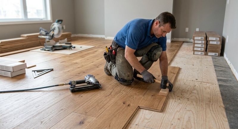 Hardwood Floor Installation in Genoa, OH