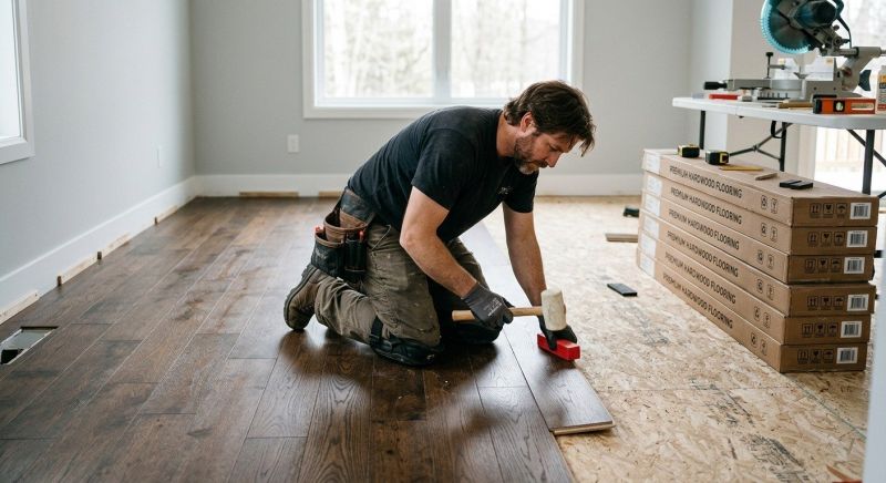 Hardwood Floor Installation in Ida, MI