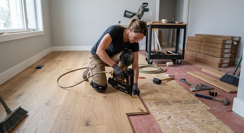 Hardwood Floor Installation in Waterville, OH