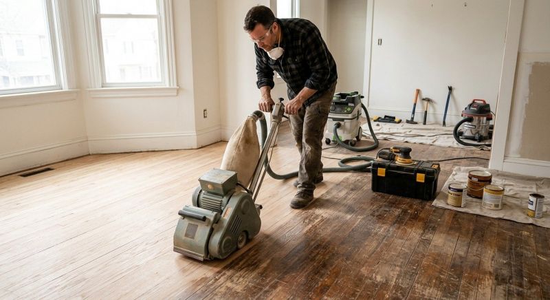 Hardwood Floor Renovation in Perrysburg, OH
