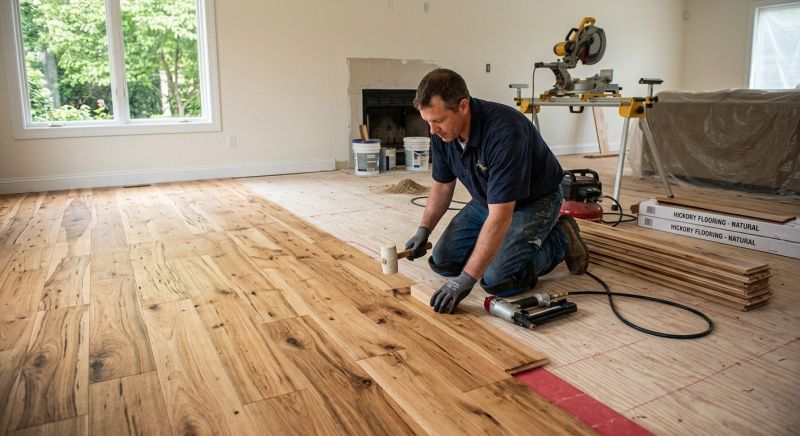 Hickory Floor Installation in Perrysburg, OH