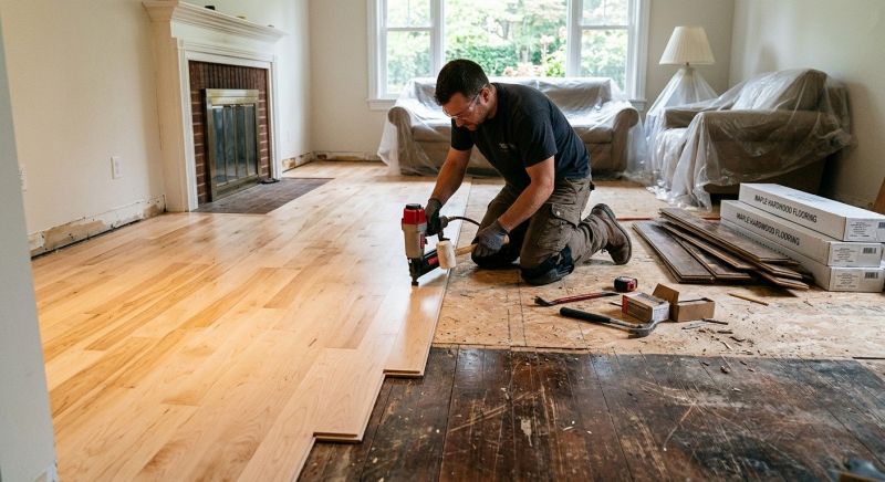 Maple Flooring Installation in Berkey, OH