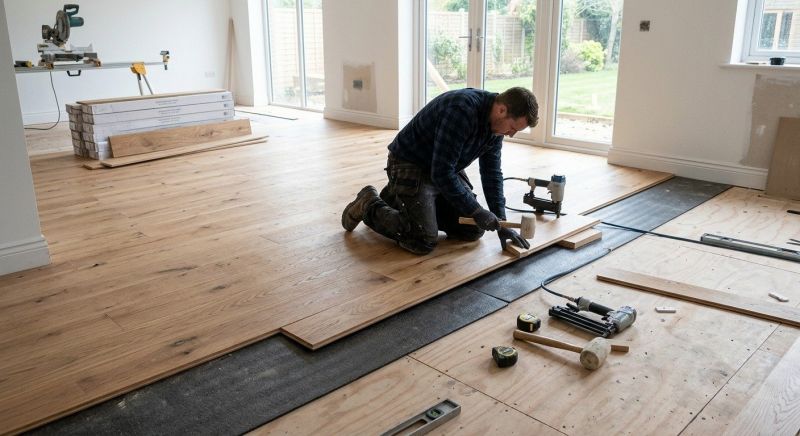 Oak Floor Installation in Perrysburg, OH