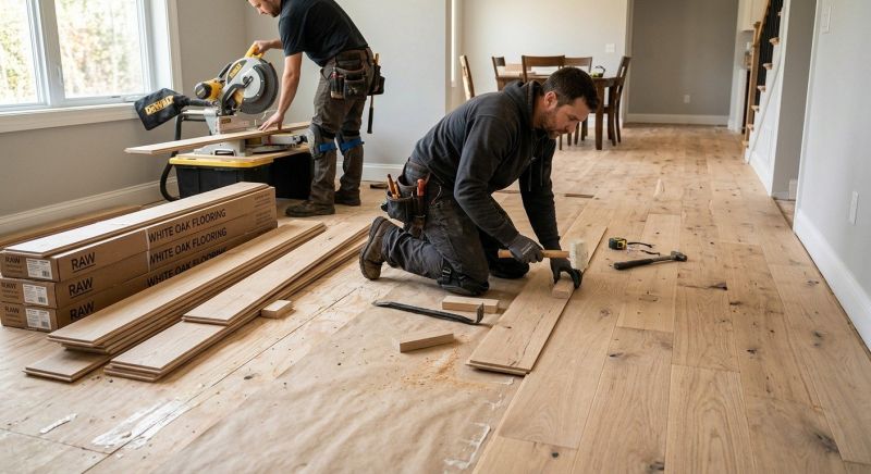 Oak Floor Installation in Toledo, OH
