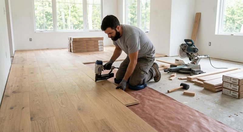 Oak Floor Replacement in Perrysburg, OH
