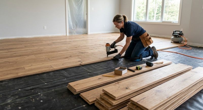 Plank Floor Installation in Perrysburg, OH
