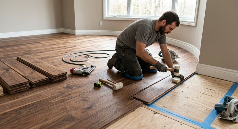 Walnut Flooring Installation in Perrysburg, OH
